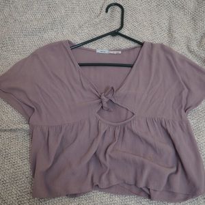 Urban Outfitters purple knot top